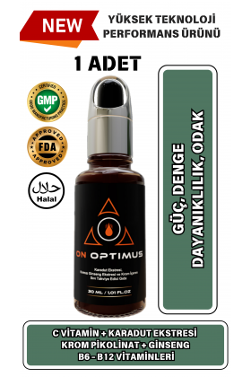 On Optimus Karadut Ekstresi,Kırmızı Ginseng Ekstresi ve Krom İçeren Sıvı Takviye Edici Gıda