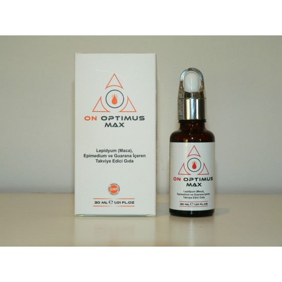 ON OPTİMUS MAX Lepidyum, Epimedium ve Guarana İçeren Takviye Edici Gıda