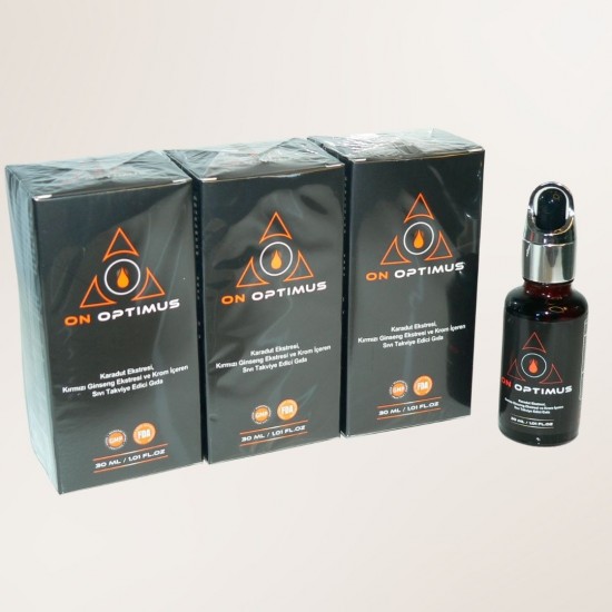 On Optimus Karadut Ekstresi,Kırmızı Ginseng Ekstresi ve Krom İçeren Sıvı Takviye Edici Gıda - 3'lü paket